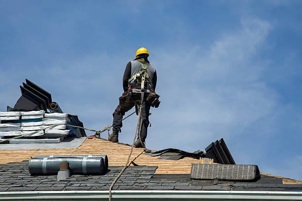 Professional Emergency Roof Repair technician working in Valley Stream, NY